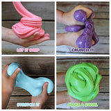 Slime Kit for Girls - All-Inclusive UNICORN Slime Making Kit - PLUS Slime Supplies Kit [57 Pieces Set] - DIY Slime Kit Makes Unicorn Slime, Cloud, Fluffy, Clear, Floam - Clear Glue Slime Activator