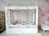 Miniature Mattress for Dollhouse Bed. Bedroom Furniture Spread BJD Doll Handmade