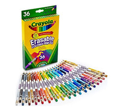 Crayola; Erasable Colored Pencils; Art Tools; 36 Count; Perfect for Art Projects and Adult Coloring