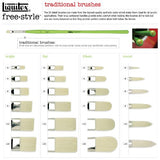 Liquitex Professional Freestyle Traditional Brush 4-Piece Set