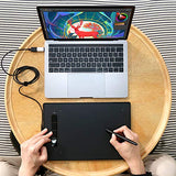 XP-PEN Star G960S Plus Graphic Tablets Drawing Pen Tablet 9x6 inch with Battery-Free Tilt Support PH2 Stylus Digital Eraser (4 Shortcut Keys)