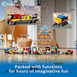 LEGO City Fire Brigade 60321 Building Kit; Multi-Model Playset with 2 City TV Characters, for Ages 7+ (766 Pieces)