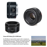 Canon EOS 5D Mark IV DSLR Camera w/ 24-105mm STM Lens + Canon EF 75-300mm III Lens, Canon 50mm f/1.8, 500mm Lens & 650-1300mm Lens + Deluxe Backpack + 64GB Memory + Monopod + Professional Bundle