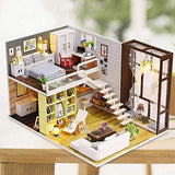 Toy 3D Three-Dimensional Assembled Model Toy Display Props,DIY Cottage Hand Assembled Villa House House Model Puzzle Romantic Gift Art House Creative Gift