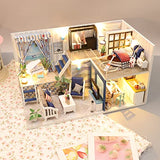 Flever Dollhouse Miniature DIY House Kit Creative Room with Furniture for Romantic Artwork Gift (Love of Island)