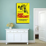 Classic Retro Old Movie Deep Throat Movie Poster Canvas Poster Bedroom Decor Sports Landscape Office Room Decor Gift Unframe:20×30inch(50×75cm)