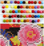 5D DIY Diamond Painting Kits,5Sets of Splicing Full Drill Cube Round Rhinestone Embroidery Cross Stitch Picture for Wall Decorations(Wave&Sunset,37.5"X18"/95cmX45cm)