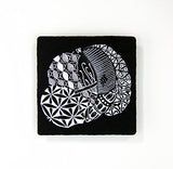 Sakura 50111 Zentangle 10 Pc Set w/3.5" Black Tiles