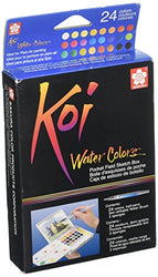 Koi Water Colors Pocket Field Sketch Box W/Brush-2 (Pack Of 1)