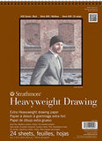 Strathmore STR-400-218 No.100 Heavyweight Drawing Pad, 18 by 24"