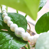 TOAOB Multi Size Satin Luster Glass Pearl Beads Round White 4mm 6mm 8mm 10mm Wholesale for