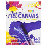 14 Pack White Canvas Boards and Panels for Painting, Art Supplies (12 x 16 in)