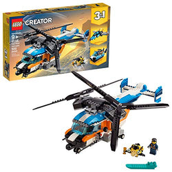 LEGO Creator 3in1 Twin Rotor Helicopter 31096 Building Kit (569 Pieces)