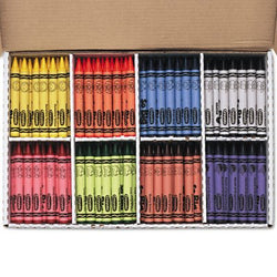 Crayola Products - Crayola - Jumbo Classpack Crayons, 25 Each of 8 Colors, 200/Box - Sold As 1
