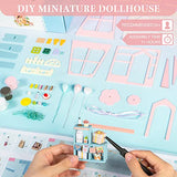 Rolife DIY Miniature Dollhouse Kit for Adults-1:22 Mini House Kit-Wood Tiny House Kit(Holiday Party Time)