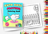 Cute Cats Farting: Coloring Book (Super Cute Kawaii Coloring Books)