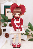 St. Lucia in Red, GEM of Doll BJD Doll 27.5CM Dollfie / 100% Custom-made / Full Set Doll