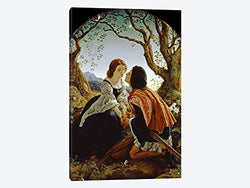 iCanvasART 1-Piece Hesperus, The Evening Star, Sacred to Lovers, 1855 Canvas Print by Sir Joseph Noel Paton, 40" x 26"/0.75" Deep