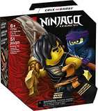 LEGO NINJAGO Epic Battle Set – Cole vs. Ghost Warrior 71733 Ninja Battle Toy Building Kit Featuring Minifigures, New 2021 (51 Pieces)