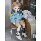MEESock BJD Doll 1/6 Ball Jointed SD Doll Action Figure DIY Toys with Full Set Clothes Shoes Wig Makeup, Best Gift for Boy - Height About 27.5 cm