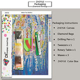 5D Diamond Painting Kits for Adults Full Drill- Diamond Art Kits for Beginners and Students with Adults' Paint-by-Number Kits for Wall Decoration, Gift, Relax (Weeping Willow)