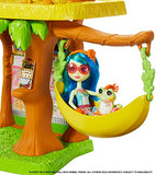 Enchantimals Junglewood Cafe Playset (-2 feet) with Peeki Parrot Doll (6-inch) and 15+ Removable Accessories  [Amazon Exclusive]