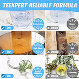 Teexpert Epoxy Resin Crystal Clear: 34oz Epoxy Resin kit 3X Yellowing Resistant Fast Curing for Casting Coating Art DIY Craft Jewelry Wood Table - 2 Part(17oz Resin and 17oz Hardener)