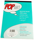 Pebeo Pop Art 100% Cotton Canvas Pad for Oil & Acrylic (A4)