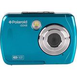 Polaroid iS048 Waterproof Digital Camera (Teal) with 16GB Card + Case + Mini Tripod + Kit