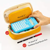 EASTHILL Big Capacity Pencil Pen Case Office College School Large Storage High Capacity Bag Pouch