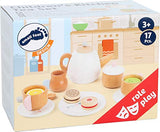 Small Foot Wooden Toys Play Tea Party 17 Piece Set Designed for Children Ages 3+ Years