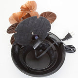 Bits and Pieces - Indoor Water Lily Water Fountain-Small Size Makes This A Perfect Tabletop