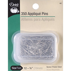 Dritz 350-Piece Applique Pins, 3/4-Inch