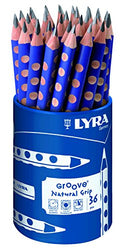 Lyra Groove 1873360 Graphite Pencils in Round Plastic Pot 36 Pencils