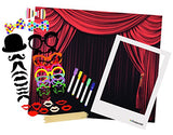 Polaroid POP Instant Camera (Black) + Polaroid All-In-One Photo Booth Kit – Includes Backdrop,