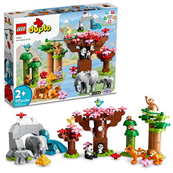 LEGO DUPLO Wild Animals of Asia 10974 Wildlife Building Toy Set for Toddlers, Preschool Boys and Girls Ages 2-5 (117 Pieces)