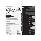 Sharpie Permanent Markers, Fine Point, Black, 12 Count