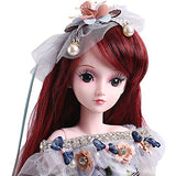 BJD Doll SD Doll 60cm/24inch Princess Bride for Girl Gift and Dolls Collection