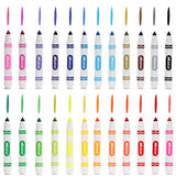 Madisi Washable Markers, Broad Line Markers, 24 Colors, Classroom Bulk Pack, 336 Count