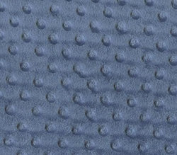 Minky Fabric Dimple Dot Denim Blue / 60" Wide / Sold by the Yard