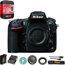Nikon D810 36.3MP 1080p FX-Format DSLR Camera (Body Only) 1542B + One Year Extended Warranty - (Renewed)