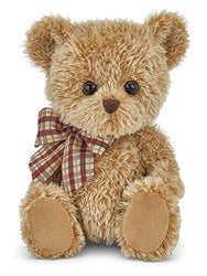 Bearington Baby Shaggy Brown Plush Stuffed Animal Teddy Bear, 12 inches