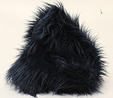 Faux Fur Long Pile Mongolian Fabric NAVY / 60" Wide / Sold by the yard