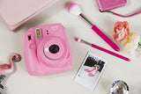 Fujifilm Instax Mini 9 Instant Camera - Flamingo Pink, Fujifilm Instant Mini Rainbow Film, and