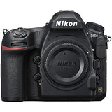 Nikon D850 DSLR Camera (Body Only) (1585) + 64GB Memory Card + Case + Corel Software + 2 x EN-EL 15 Battery + LED Light + HDMI Cable + Cleaning Set + Flex Tripod + More (International Model) (Renewed)