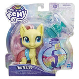 My Little Pony Fluttershy Potion Dress Up Figure -- 5-Inch Yellow Pony Toy with Dress-Up Fashion Accessories, Brushable Hair and Comb