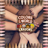 Crayola 918992.048 24 Colours of The World Skin Tone Crayons