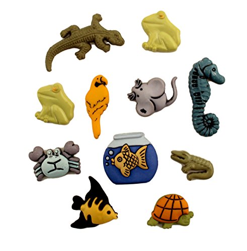 Buttons Galore Pets Exotic Pets Button Pack