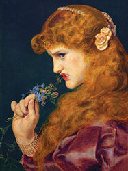 Anthony Frederick Sandys Loves Shadow Private Collection 30" x 22" Fine Art Giclee Canvas Print Reproduction (Unframed)