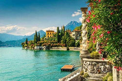 Lake Como Italy DIY 5D Diamond Painting by Number Unique Kits Home Wall Decor Crystal Rhinestone Wall Decor Cross Stitch